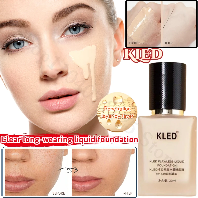 

Kled Oil-controlling Concealer Foundation Can Be Used for Mixed-oil Skin with A Light and Non-removing Makeup-holding Foundation