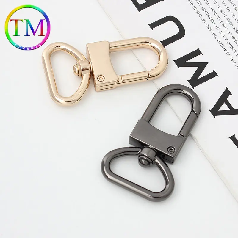 10-50Pcs 5Colors Metal Bag Belt Strap Buckles Swive Dog Chain Lobster Clasp Connector Diy Leather Bag Part Accessories