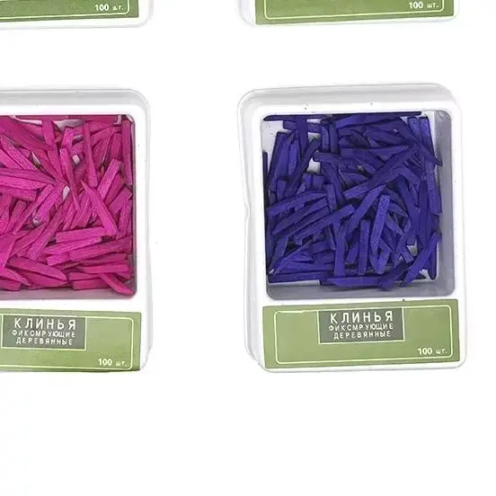 

100/200PCS Dentist Tool Dental Fixing Wooden Wedges Denspay Dental Material Wooden Tooth Gap 1.083 Dentist Oral Care Accessories