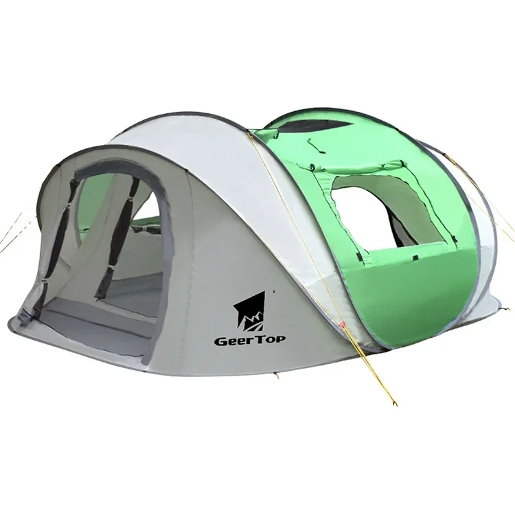 Geertop Ultralight custom logo easy install outdoor beach safee Social distancing camping tent for 4 peasons family