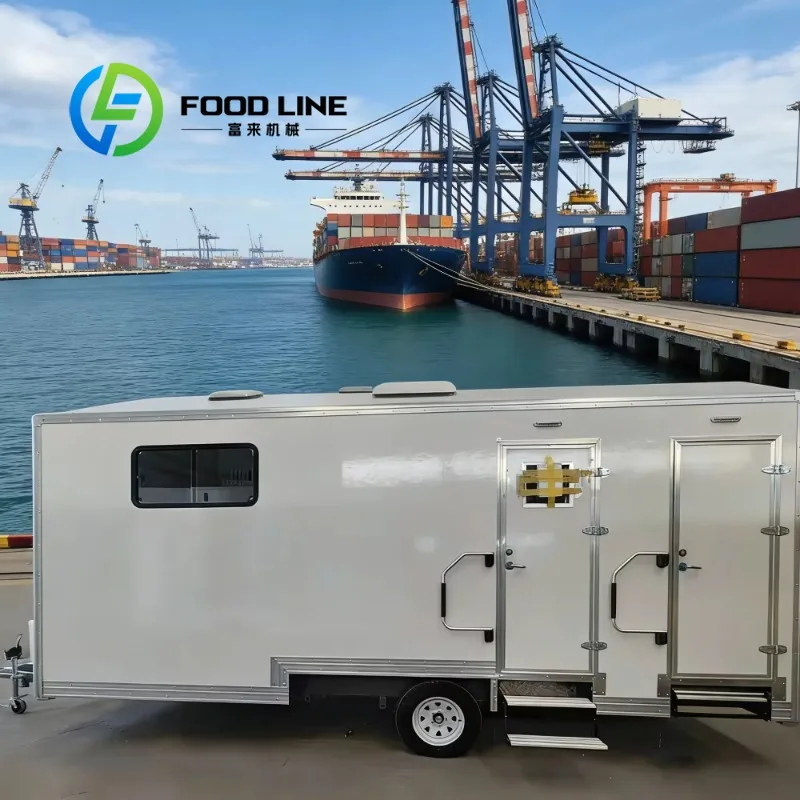 Construction Site Office Trailer Mobile Unit Sliding Door Easy Entry Access System Design Exhibition Booth Office Hot Sale