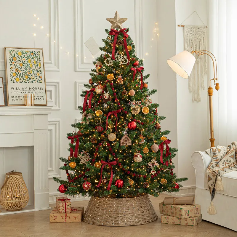 DIY Large Christmas Tree Material Kit Nordic INS Style Handmade Decor for Living Room Indoor Xmas Ornament