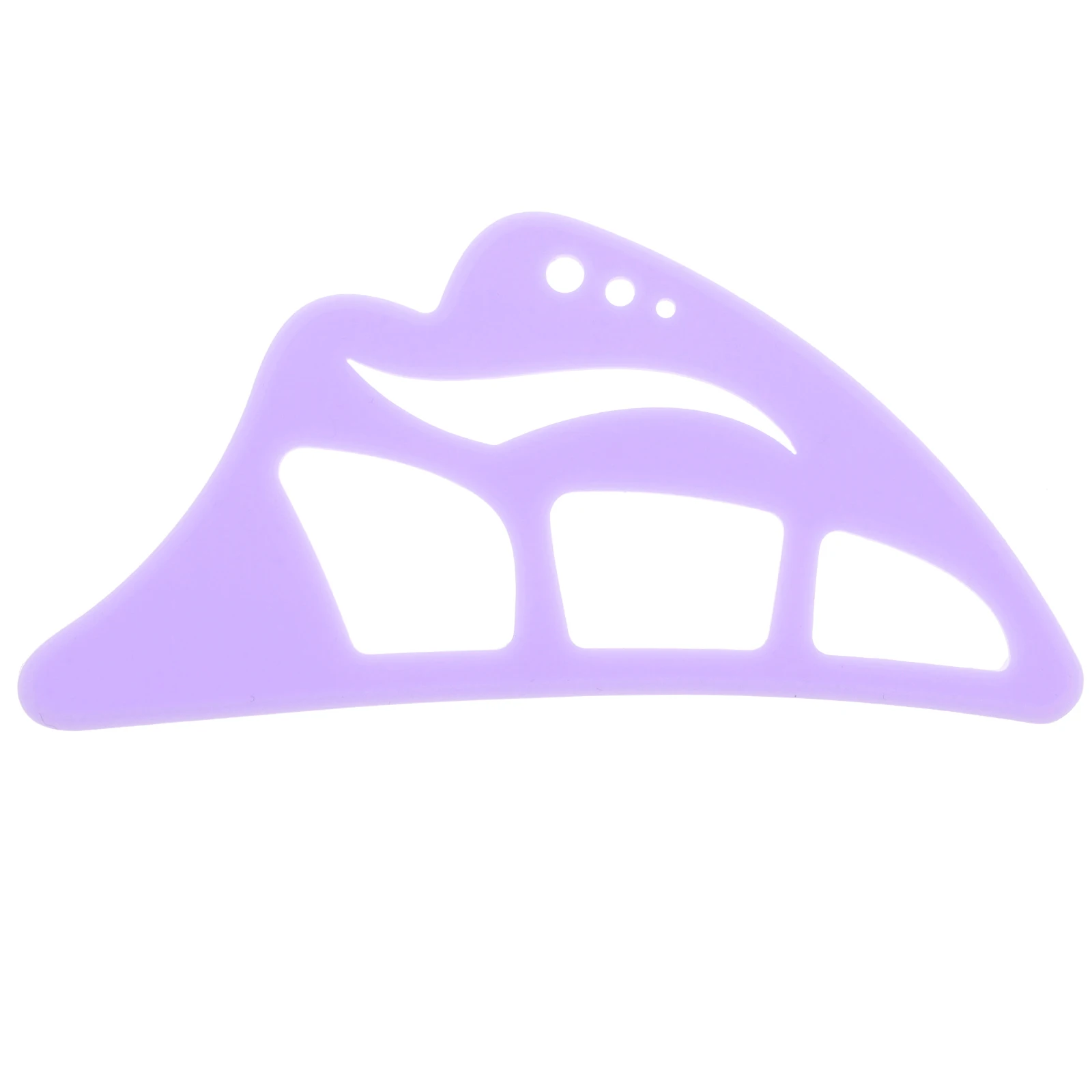 Plantilla de sombra de ojos reutilizable en material de silicona Plantilla de maquillaje de ojos de fácil aplicación para una mezcla impecable Ideal para principiantes