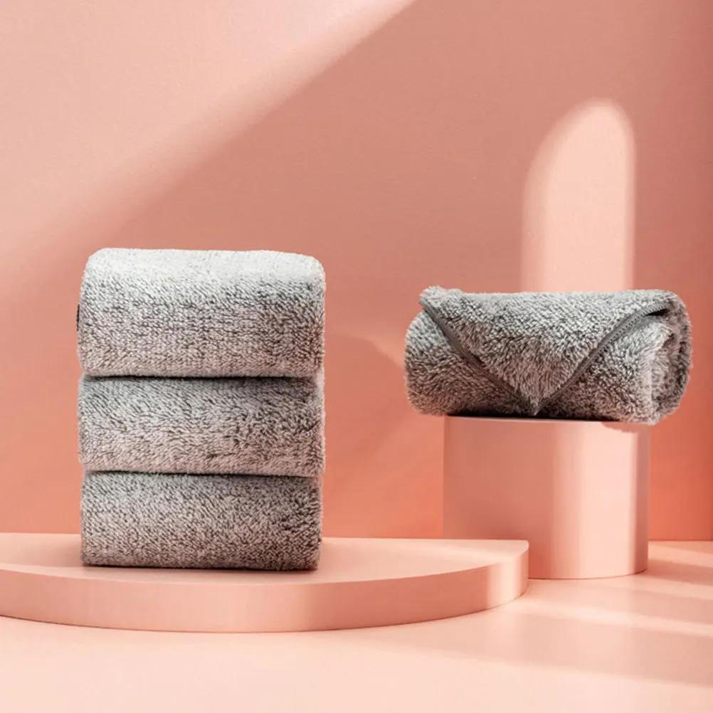 

5Pcs Absorbent Cleaning Cloths Double-Sided Thicken Design Super Absorbency for Kitchen Dish Washing Duster Rag Home Cleaning