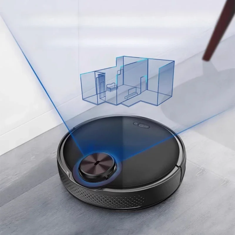 Laser intelligent APP sweeping robot, household automatic wiping and dragging integrated vacuuming