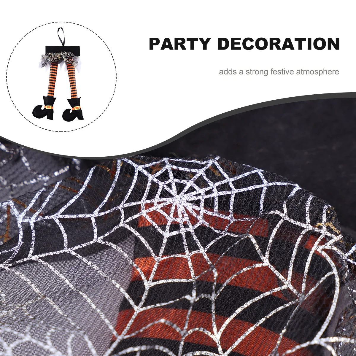 

Halloween Witch Legs Decor Lightweight Hanging Props for Ceilings Doorways Windows Festival Party Spooky AtmosphereHaunted House