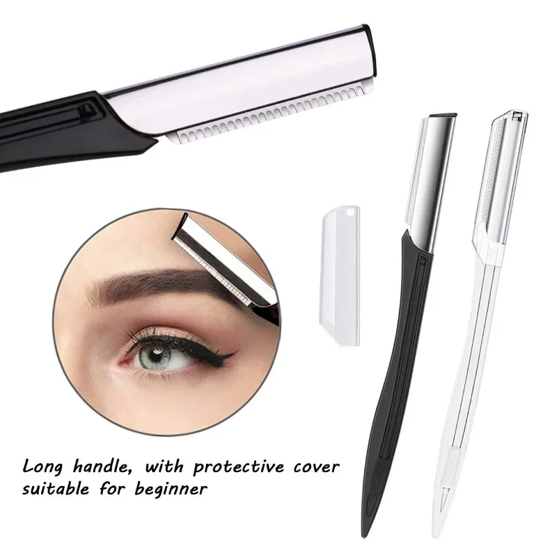 Yunduogirl 6 In 1 Eyebrow Trimmer Eyebrow Razor Kit Eyebrow Scissors Clip for Face Cosmetic Beautiful Makeup Tool