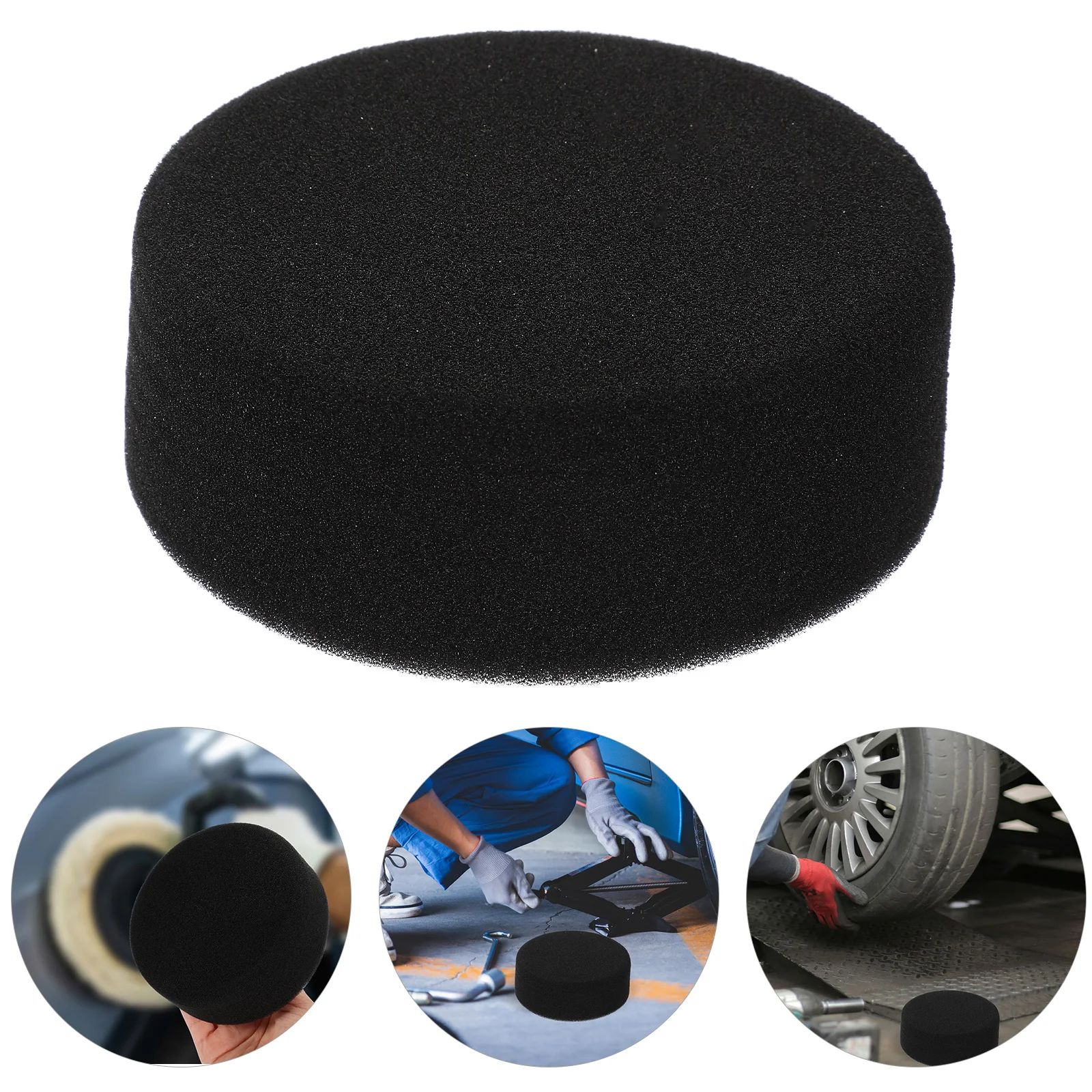 

5 Inch Drill Buffer Attachment Buffing Polishing Pad For Car Motorcycle Boat Waxing Sponge Ball Durable High-Density Buffing