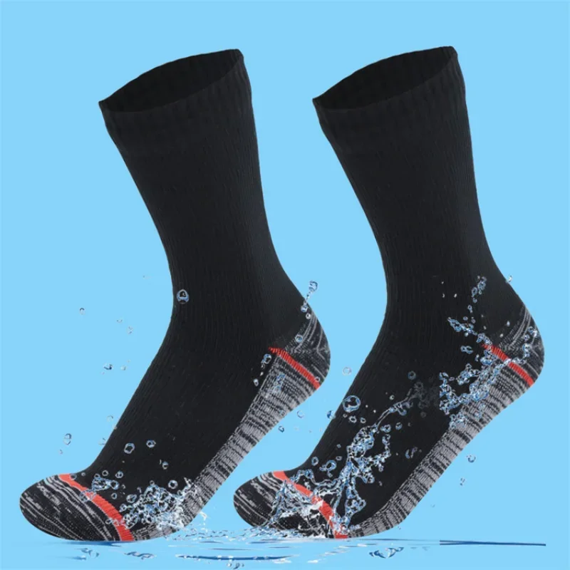 Waterproof Socks Breathable Crew Outdoor Waterproof Socks Hiking Wading Camping Winter Sliding Cycling Snow Warm Waterproof Sock