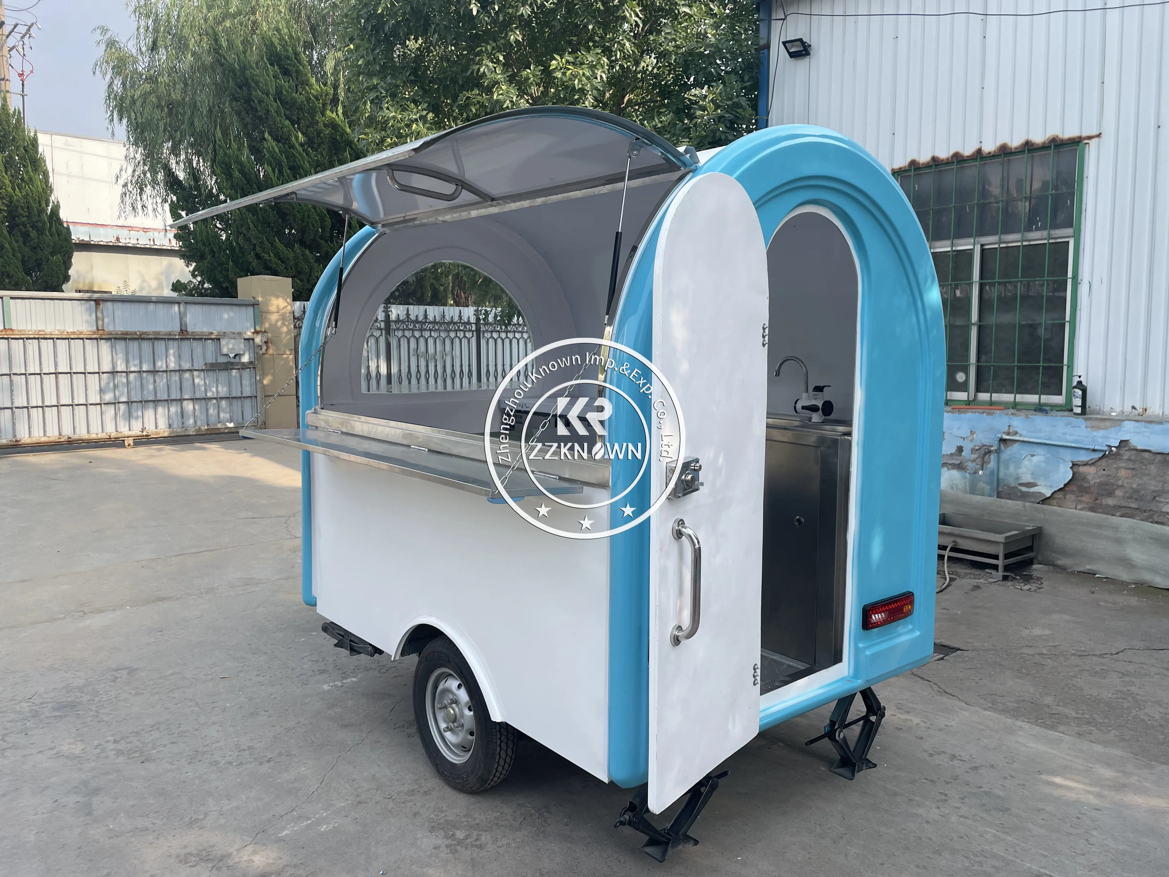 

New Recommend Restaurant Kiosk Hot Dog Food Cart Manufacturer Ice Cream Cart Food Truck Trailer