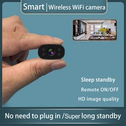 Mini Camera HD Smart Wireless WiFi Remote Monitor plug Free Surveillance camera IP Camera Sleep standby, remote on/off