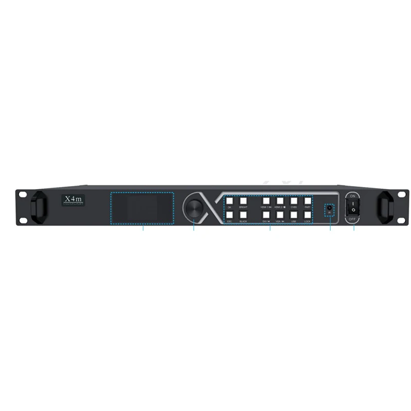 Colorlight X4M Video Controller With 2.6 Million Pixels Infrared Remote Control Supports Asynchronous LED Display Screen Player