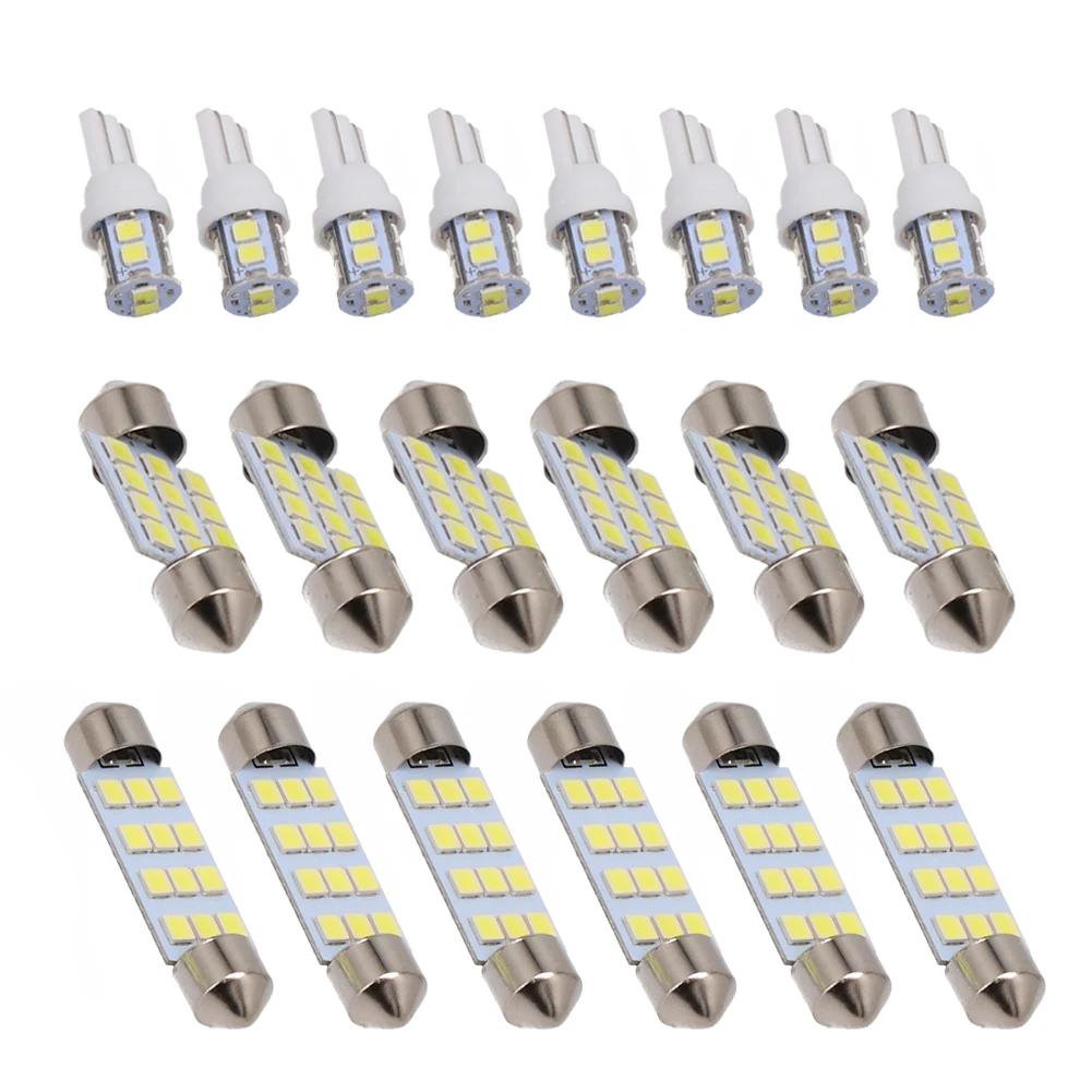 Car Trunk License Plate Lamp Interior Light Garden Indoor LED Parts Replacement T10 20 Pcs Accessories for durable