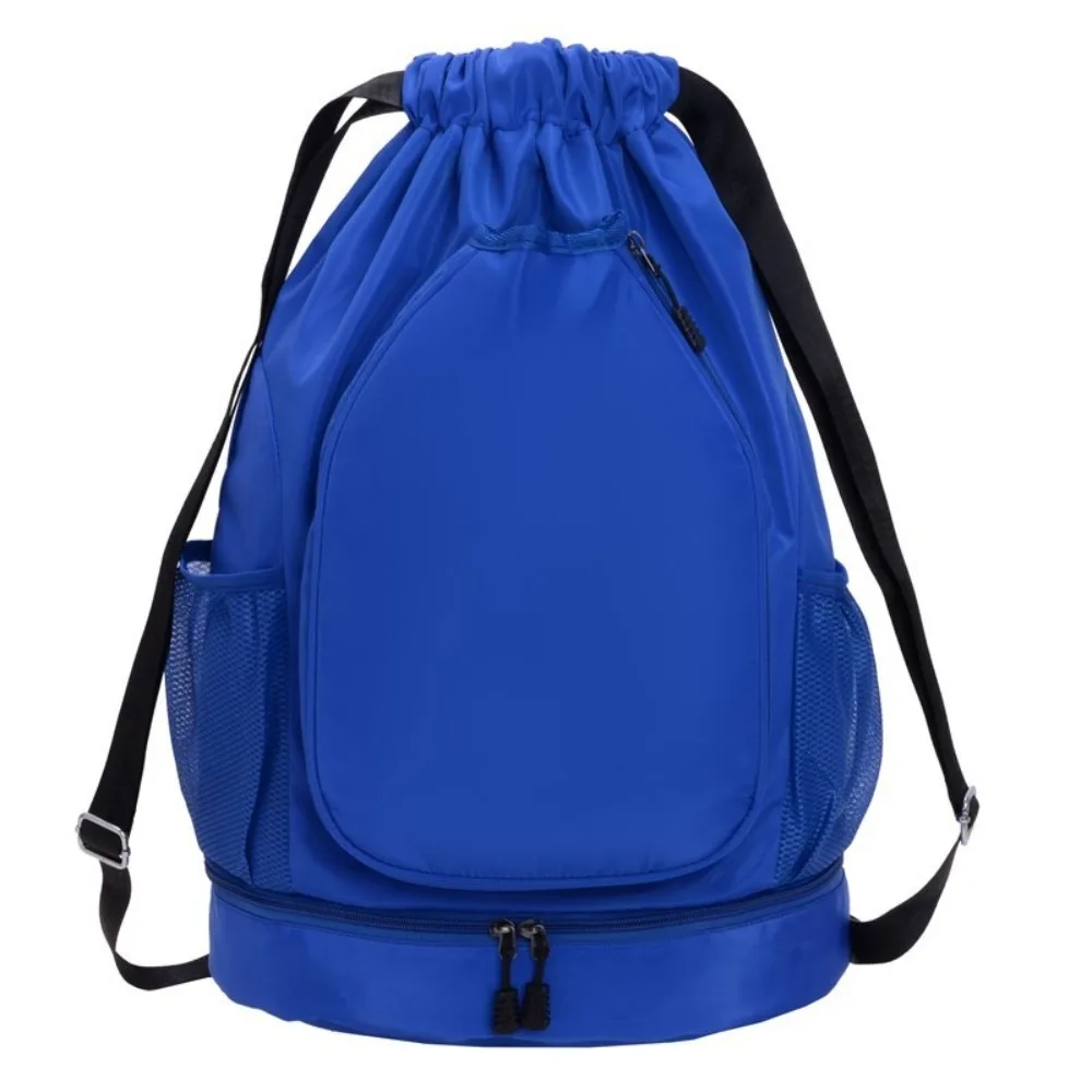 

2 Rackets Tennis Racket Backpack with Shoes Pocket Waterproof Badminton Sports Bag Large Capacity Casual Drawstring Fitness Bag