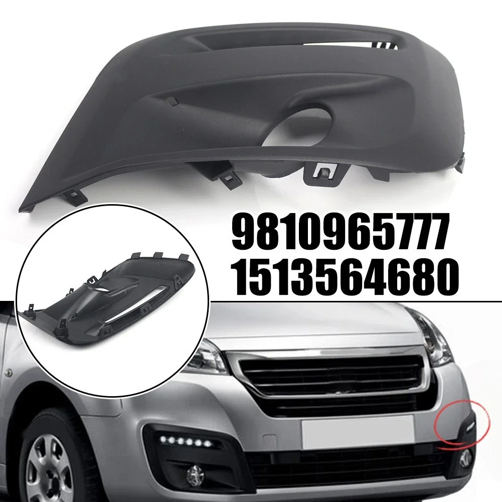 For Citroen Berlingo Peugeot Partner 2015 2016 2017 2018 Front Bumper Grille Foglight Frame Grille  Protector Cover 1513564680