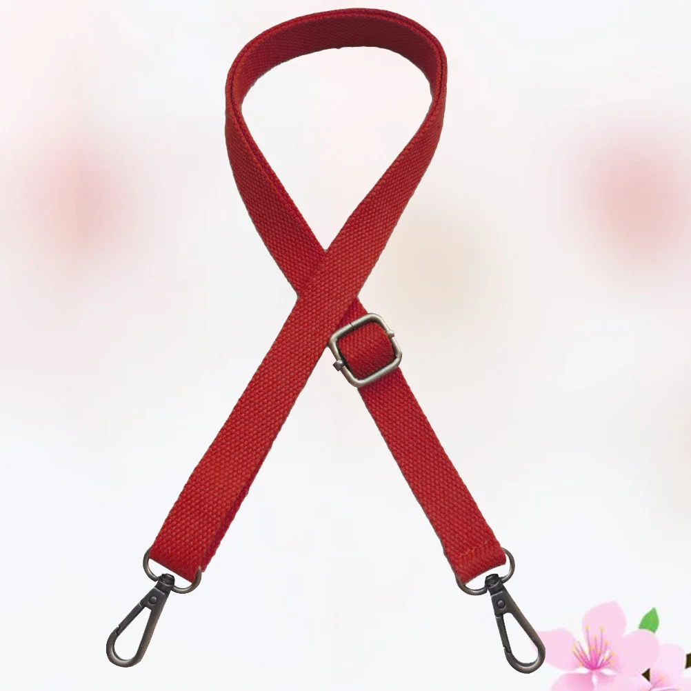 حزام كتف بديل 130 سم قابل للتعديل لحقيبة كروس بودي ماسنجر وصالة الألعاب الرياضية وحقيبة سفر قابلة للفصل وحزام طويل أحمر #1