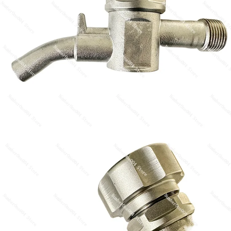 304 stainless steel 3/8 ZG thread sampling valve, hygiene grade external thread sampling valve, food grade 3/8 external thread