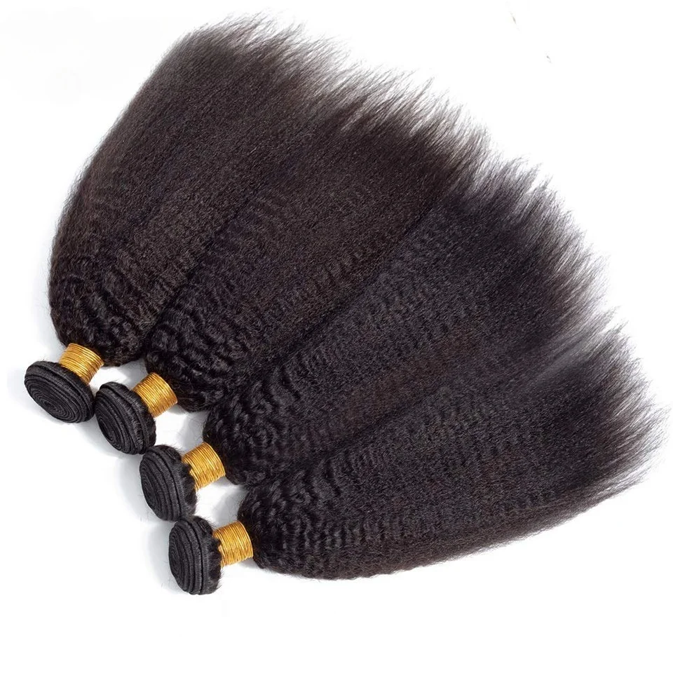 

30, 32-дюймовые перуанские кудрявые прямые пучки человеческих волос, объемные наращивание волос Remy, мягкие прямые волосы яки, 100% пучки плетения человеческих волос