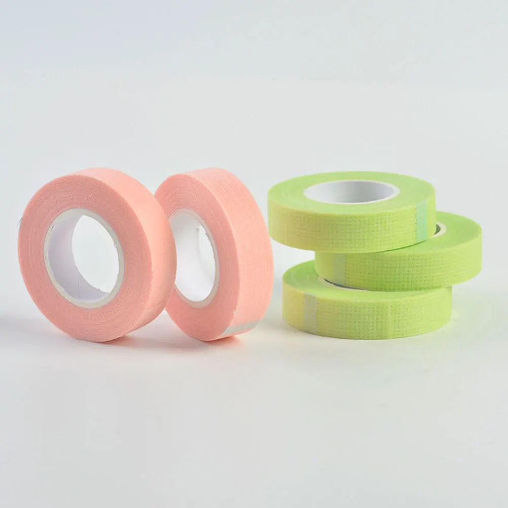 5 لفات شريط عزل الرموش تنفس غير المنسوجة شريط لاصق حساس لأداة تمديد الرموش الصناعية لوازم صالون التجميل