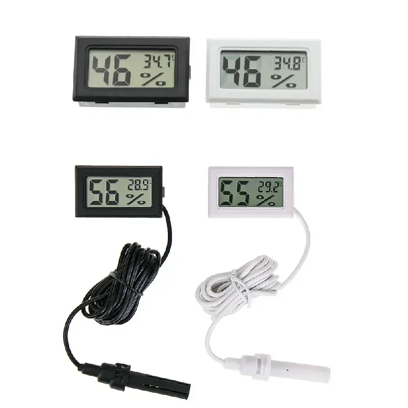 Thermometer Hygrometer Reptile Pet Incubation Breeding Turtle Gecko Hermit Crab Electronic Thermometer High Precision Parrot