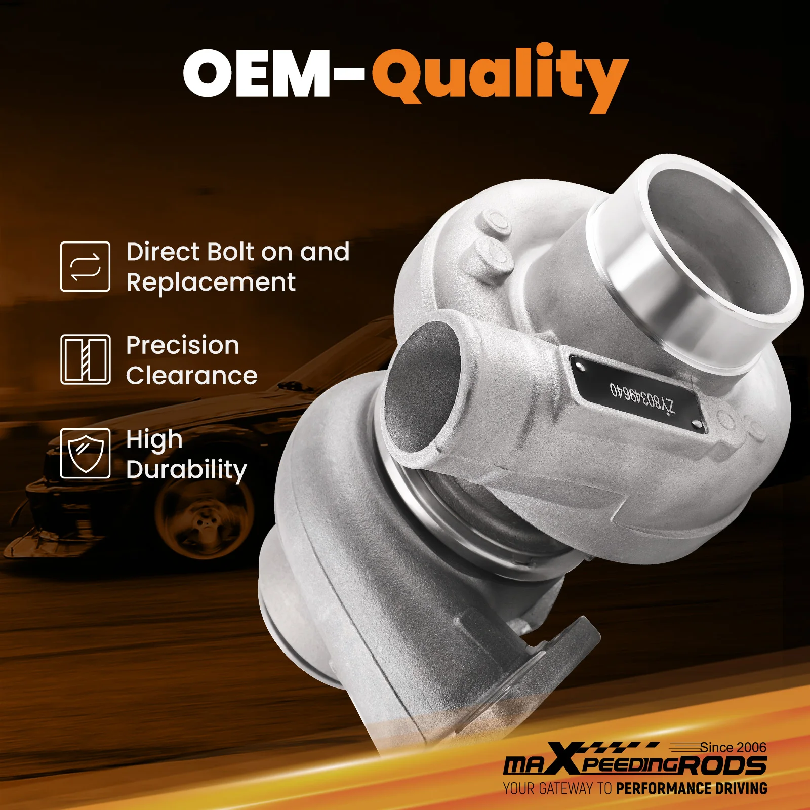 Turbo Turbocharger HX30 for New Holland Cummins 4BT 4BTA 3.9L Diesel 90HP 1998-