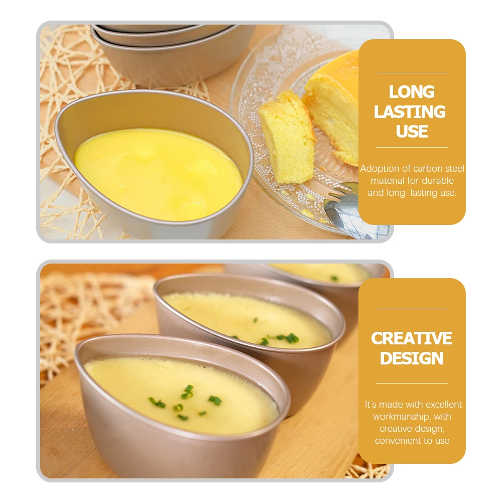 

2Pcs High-Grade Carbon Steel Egg Steamer Bowl Multi-Function Heat-Resistant Cold Resistant Suitable for Cooking Various Foods