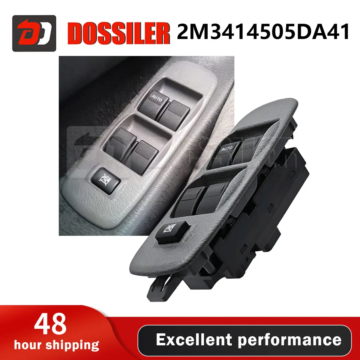 

2M3414505DA41 LHD Window Switch Lifter Regulator Control Button for Ford Ranger 1996-2006 Switch with Panel 2M34-14505-DA41 NEW