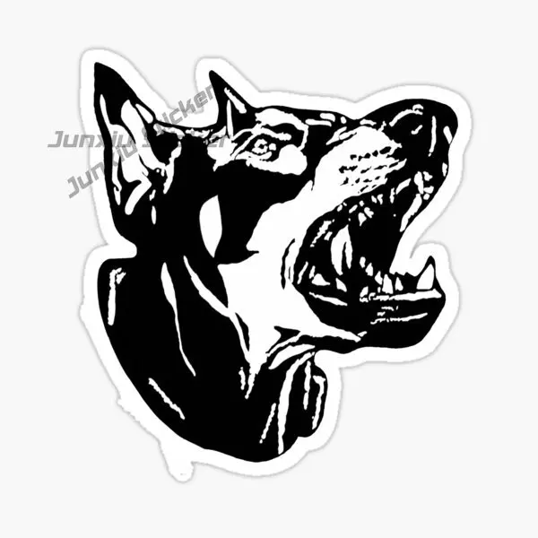 

DOBERMAN Loyal and Brave Dobermann Car Stickers Vinyl Self Adhesive Decorative Stickers