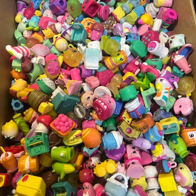 لعبة قزم التسوق من Shopkins، تماثيل صغيرة كبيرة، 20 قطعة من ألعاب مصغرة، مقتنيات هدايا للأطفال