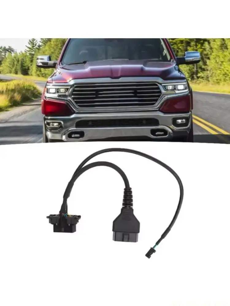 J0MA Security Gateways Bypass Cable For 1500 2500 2018-2020 Vehicles 16 Pin Diagnostic Tool Bypass Adapter Cable