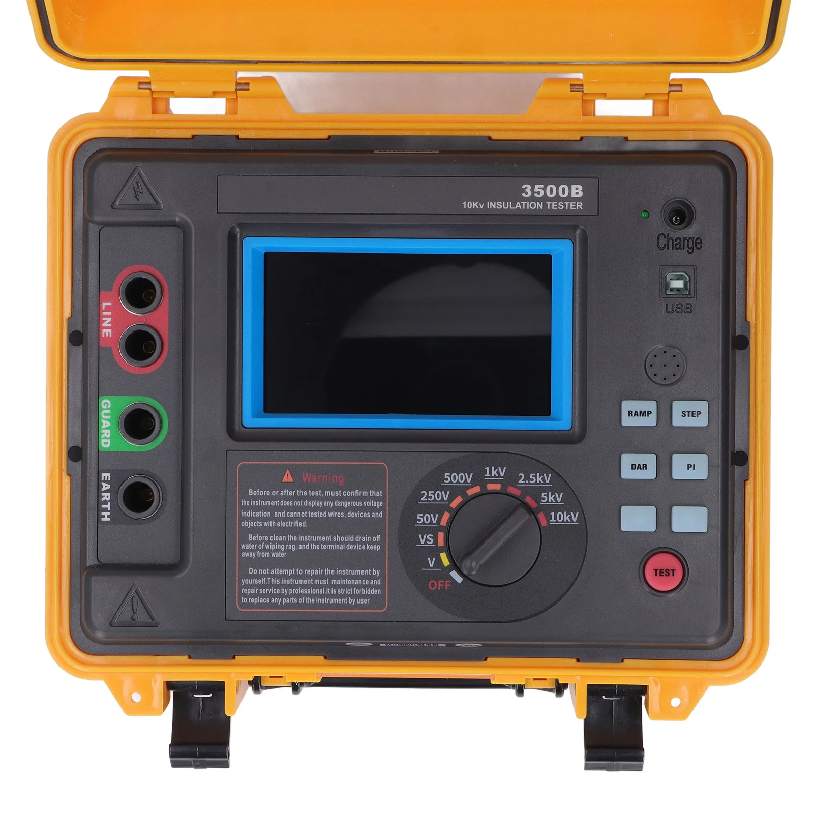 Isolationswiderstandstestbox Isolationswiderstandstester Hochspannungswiderstand Megohmmeter mit wasserdichter Box ETCR3500B