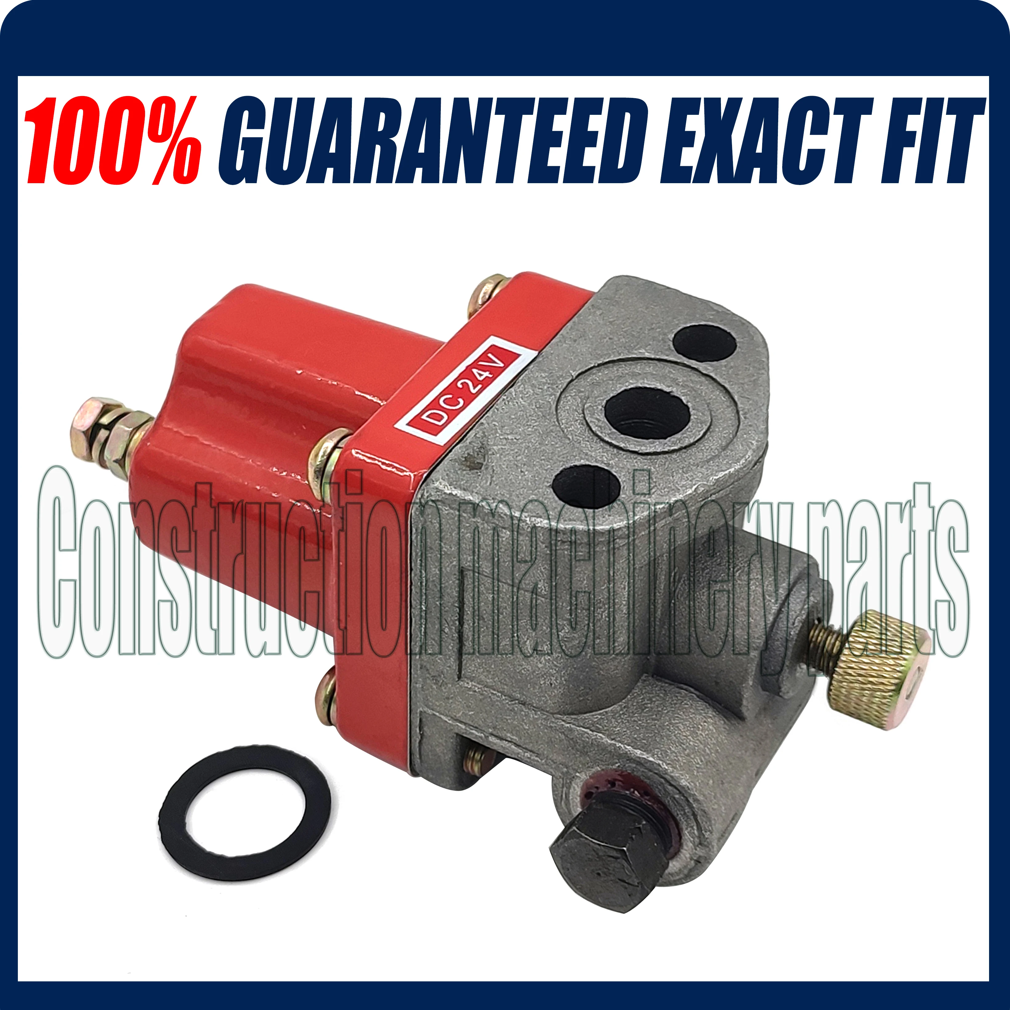 For Cummins 855 N14 Fuel Shutoff Solenoid Valve 3018453 24V