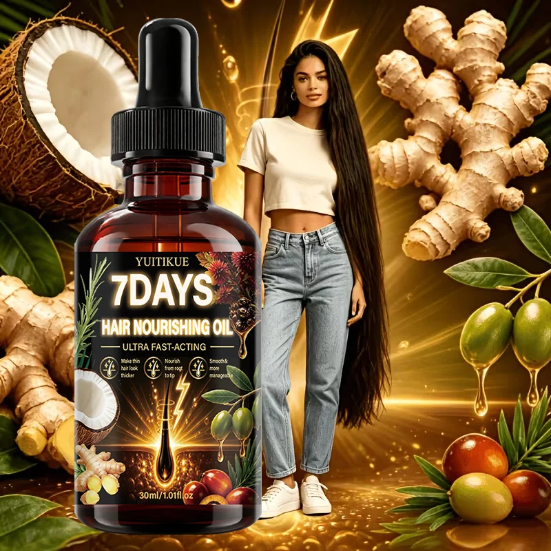 7 Days Hair Nourishing Oil Gin - огляд і ціна Hair Care Olive Oil