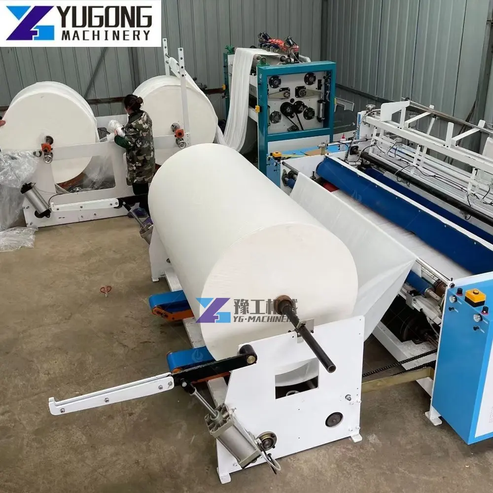 High Quality Tissue Paper Production Line Tissue Paper Making Machine Kitchen Toilet Paper Towel Rewinder Machine