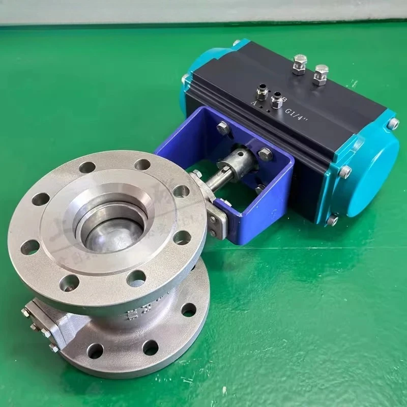 Cast steel pulp powder particles wear-resistant high temperature anti-strong cut-off regulating valve VQ647H