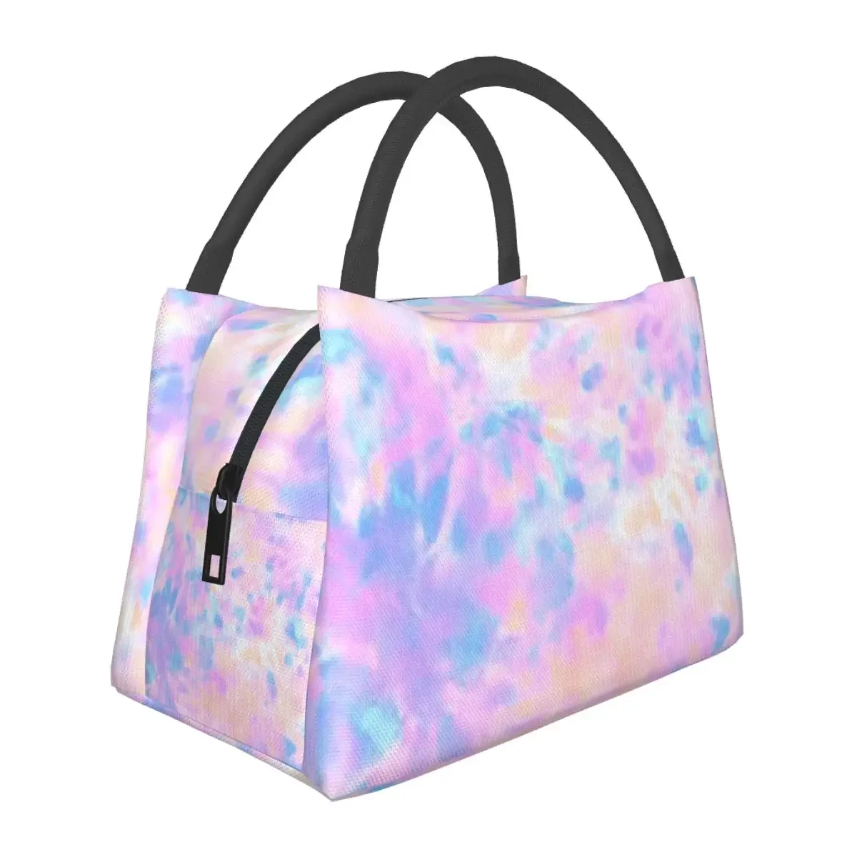 Boho Tie Dye Design Pattern Lunch Bags Insulated Bento Box Lunch Tote Picnic Bags Cooler Thermal Bag for Woman Children School