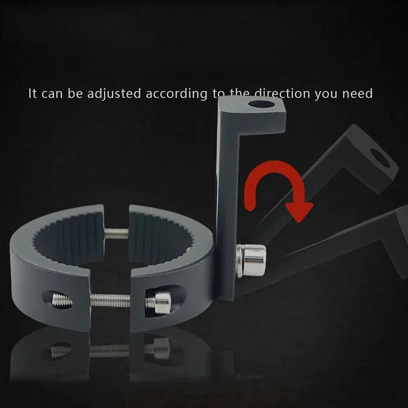 Auxiliary Led Motorcycle Lights Bracket Moto Spotlights Holder Motorcycle Headlight Support Fronnt Fork Bracket Clamp Fixation image 3