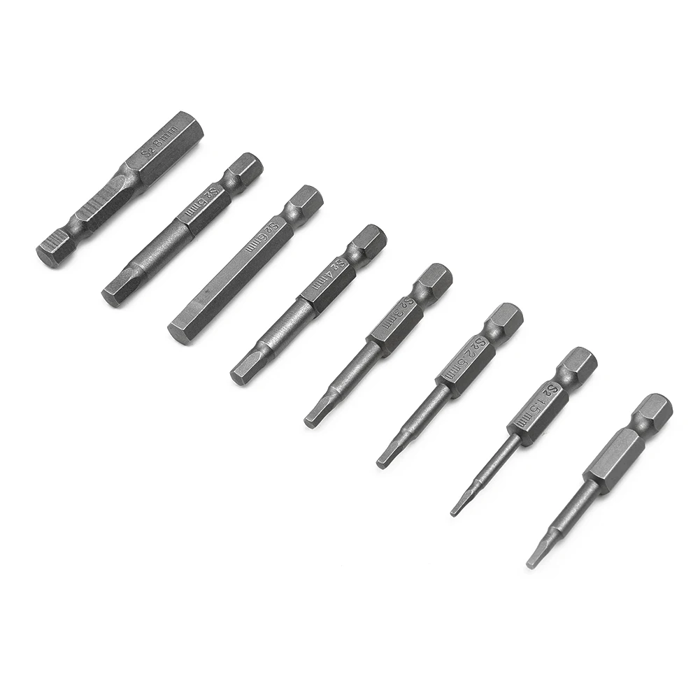 50mm Magnetic Hexagon Screwdriver Bit Alloy Steel 1/4\