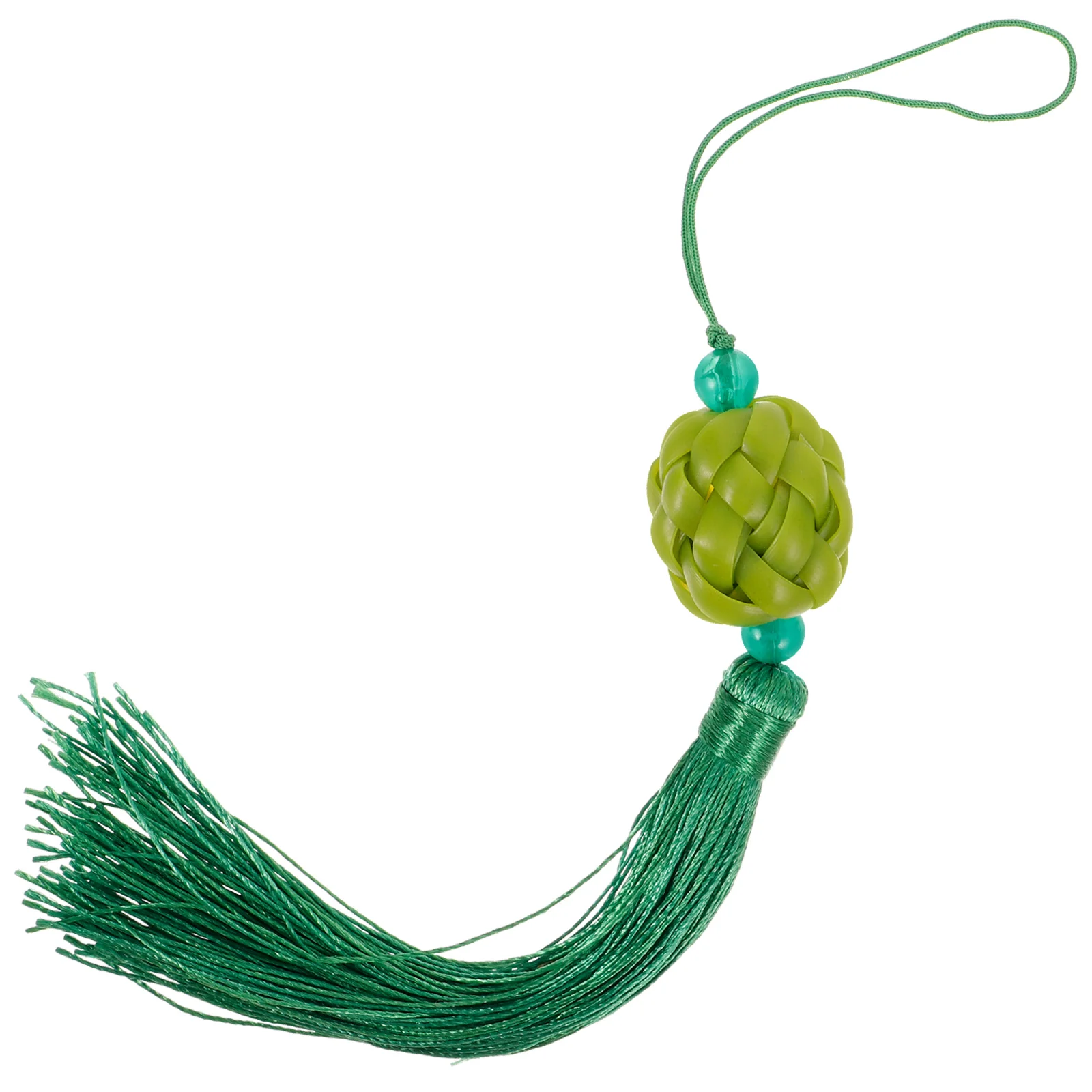 

Handmade Vintage Rattan Ball Pendant Tassel Bag Charm Keychain Decorative Accessory For Women Multi-Use Hanging Ornament Tassels