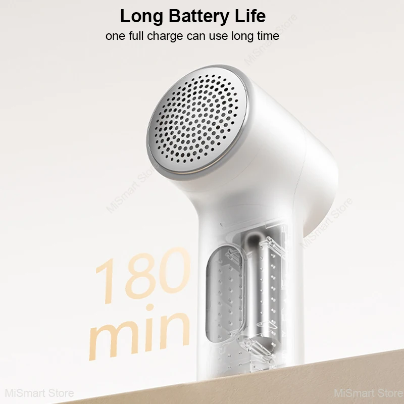 2025 ماكينة حلاقة الأقمشة XIAOMI Mijia 2، ماكينة إزالة الوبر الكهربائية المحمولة من النوع C ماكينة تشذيب كرة الشعر للملابس 6 شفرات