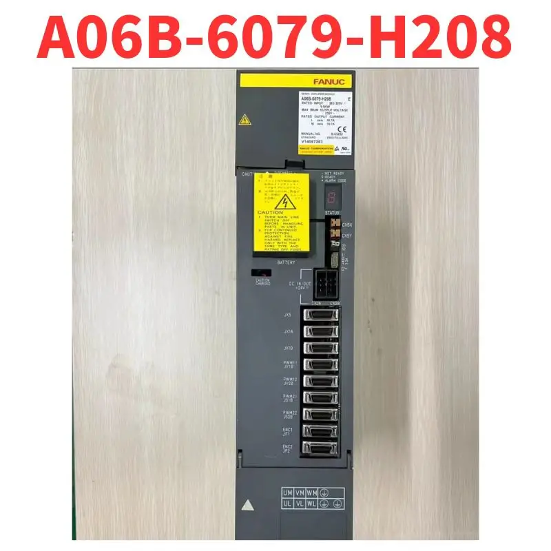 

Dismantled in good condition A06B-6079-H208 servo amplifier module, without repair