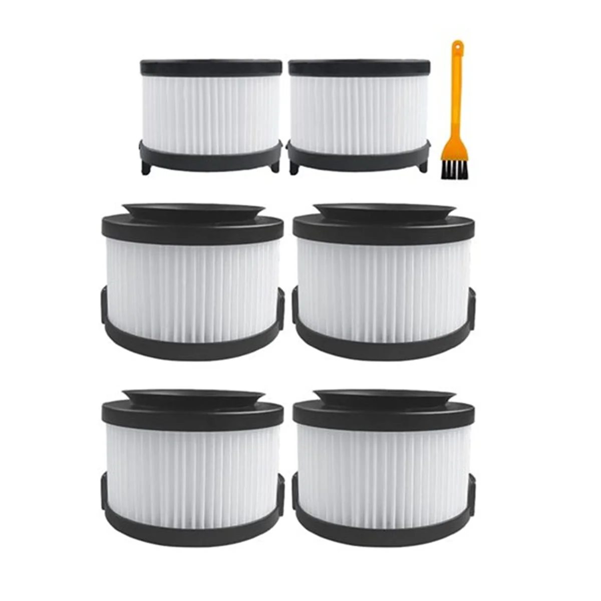 N18R 4 предварительных фильтра и 2 постфильтра с чистящей щеткой для фильтра домашнего очистителя Vortexiq 40-Rf