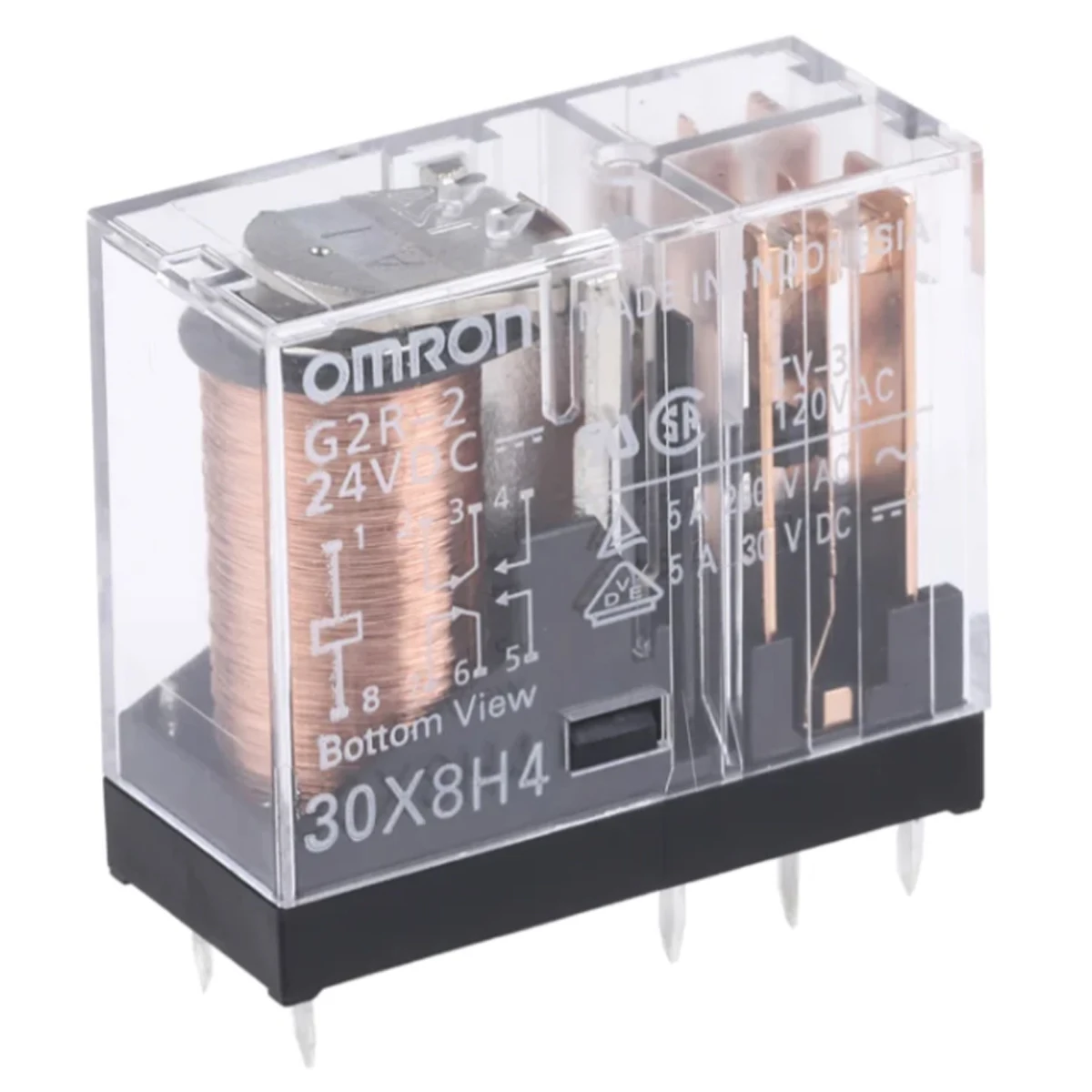 5PCS original G2R-2 5VDC G2R-2 12VDC G2R-2 24VDC DC5 DC12 DC24 5V 12V 24V RELAY GEN PURPOSSE DPDT 8-pin 5A 2 open 2 closed DIP