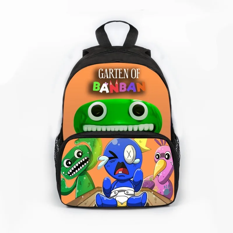 Garten of Banban ClassGarden Game Kindergarten Backpack, Estudante Primária e Secundária, Mochila Redutora de Peso Poliéster