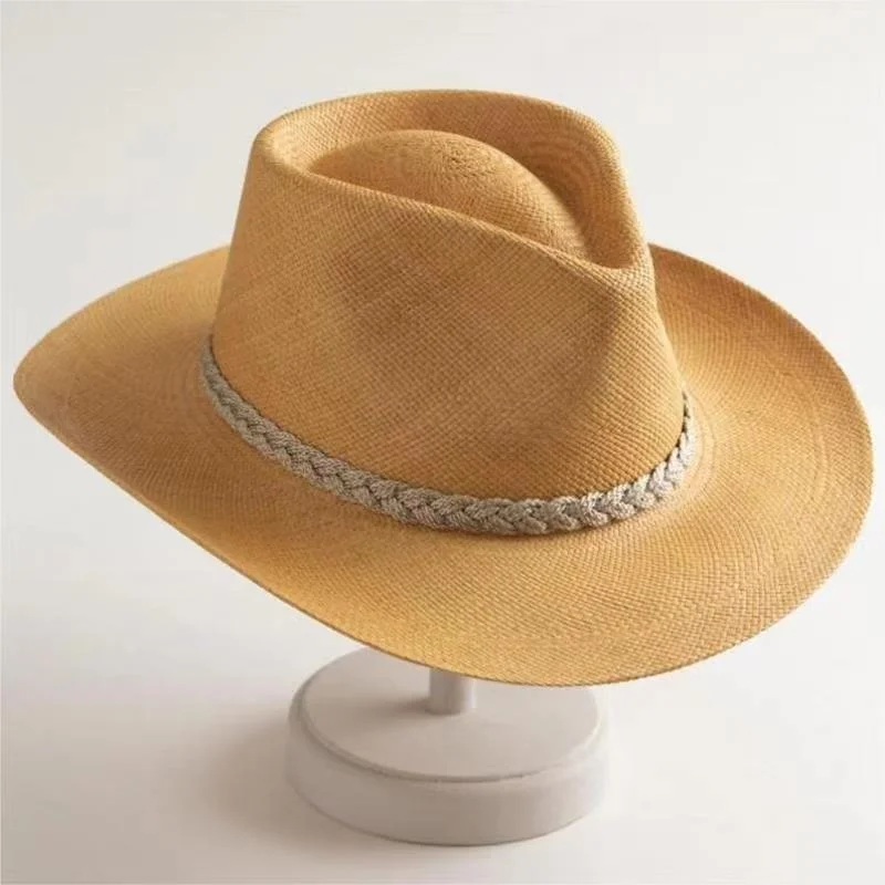 New Arrivals: Men's and Women's Summer Handwoven Straw Hats—Fine-Weave Jazz Hats and Versatile Gentlemen's Hats