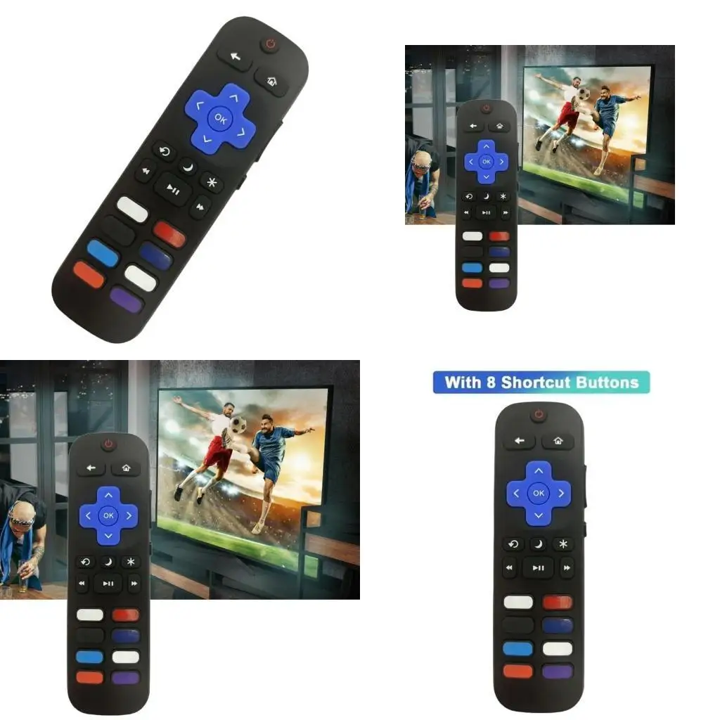 652F Remote Control LCD Penggantian Televisi Media Player Remote Control untuk 32S3750 40FS3750 55UP120 40FS4610R