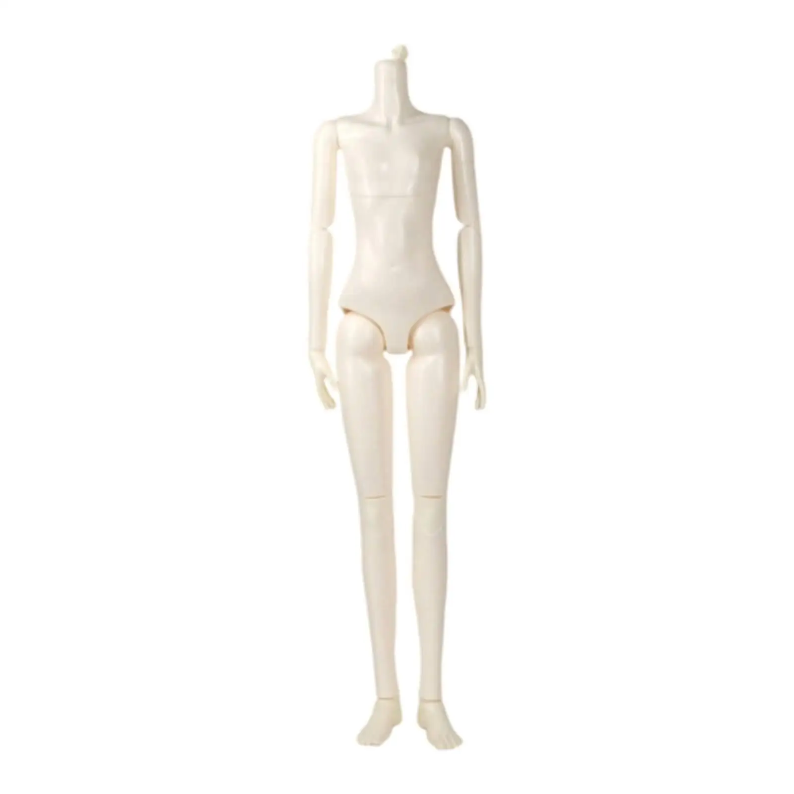 Articulated Doll Body Doll Body with Jointed Knees Flat-Chest for Customizers, Photography