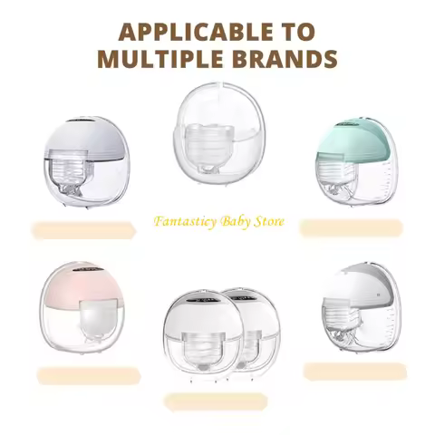 J6BE Breast Replacement Part Duckbill Vaves Feature 24mm/27mm Flange Collector Cup for S18/S21 Breastpump