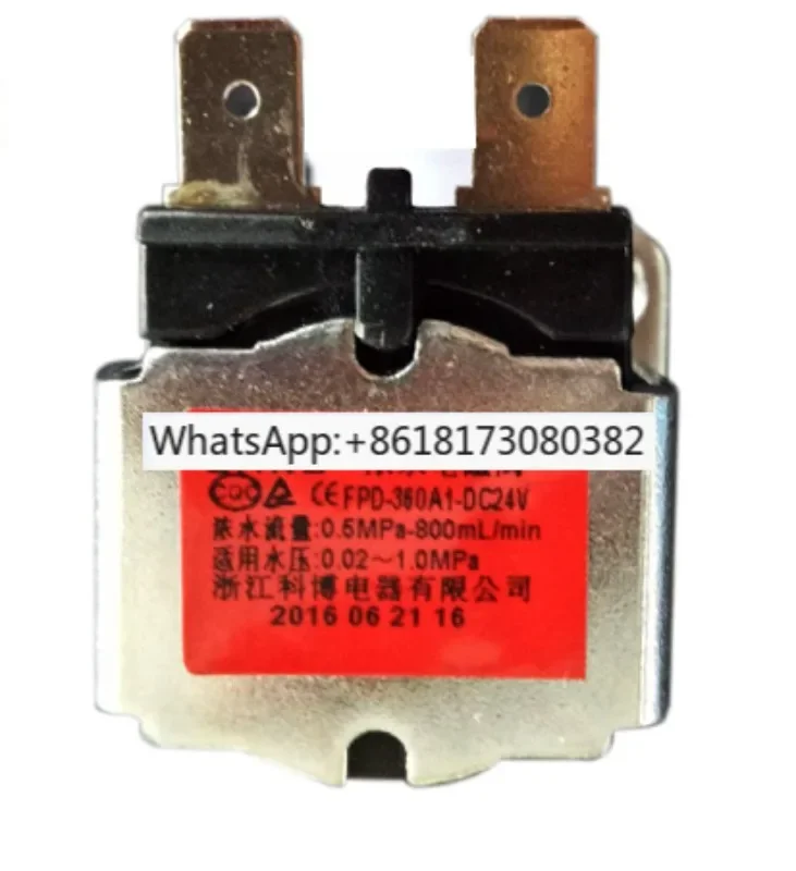 

Электромагнитный клапан концентрированной воды 24 В, 800 мл, очиститель воды FPD-360A1, машина для чистой воды, клапан для отработанной воды 550CC