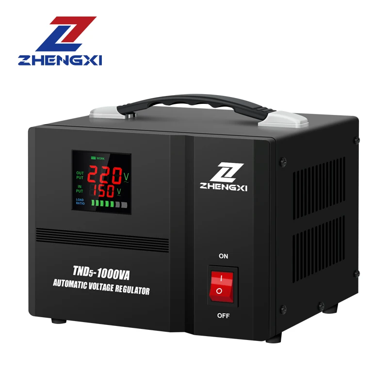 AVR 220V/110V Desktop Servo Motor Automatic Voltage Regulators 1000VA 1KWA 1000W Single Phase AC Current Stabilizers